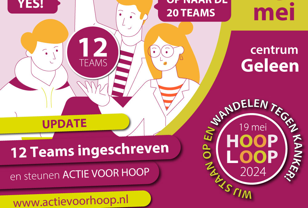 HOOPLOOP 2024 | UPDATE | Al 12 teams ingeschreven voor de HOOPLOOP 2024